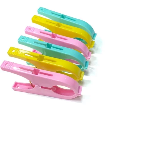 คลิปหนีบผ้าไซส์ใหญ่ 6 ตัว