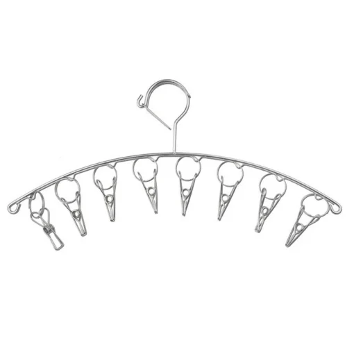 พวงหนีบผ้าแบบหนีบตรง 8 หนีบ