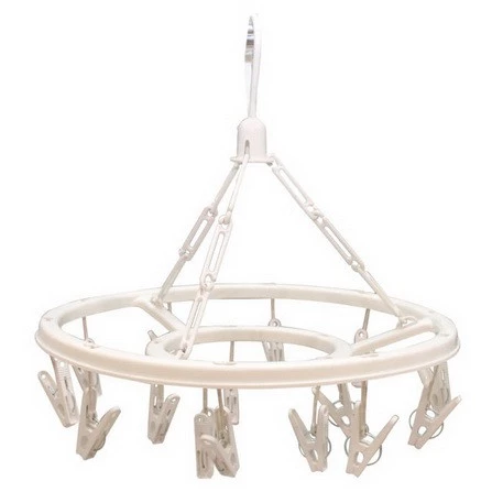 ห่วงตากผ้ากลม กิ๊บหนีบ 15 ตัว